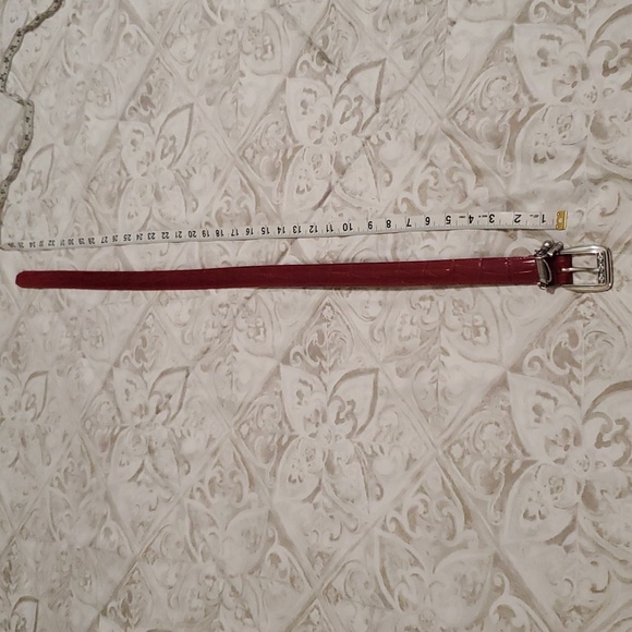 Brighton Red Belt with Golf Charms Size ML/32 - Picture 6 of 16